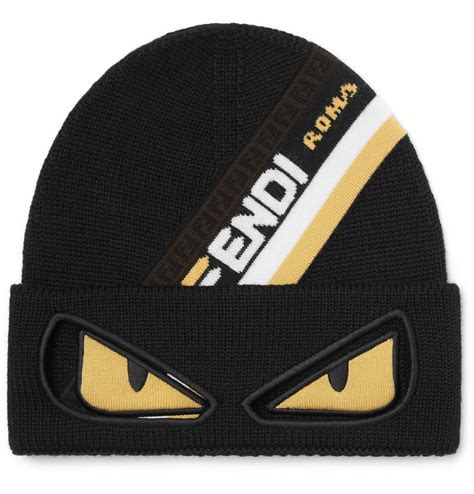 fendi mania bags bugs hat|Fendi Mania Bag Bugs Beanie In F0qablack .